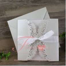 DIY Die Cut 50th Wedding Anniversary Invitations